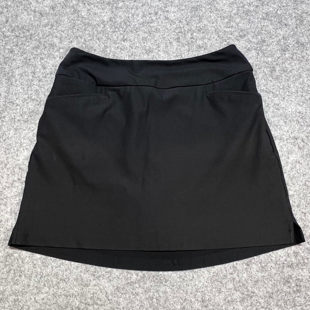 Adidas Womens Black Golf Skort Athletic Tennis Skirt‎ Size Small Pockets